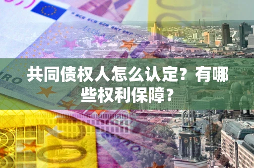 北京共同债权人怎么认定？有哪些权利保障？