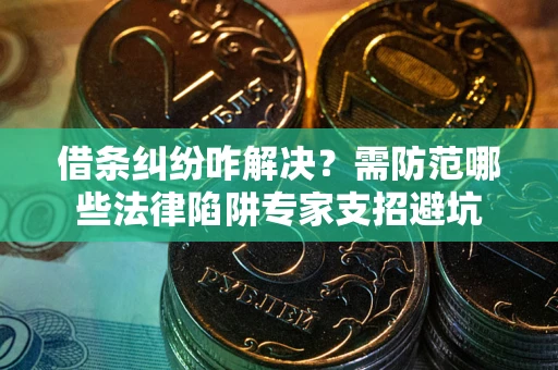 北京借条纠纷咋解决？需防范哪些法律陷阱专家支招避坑
