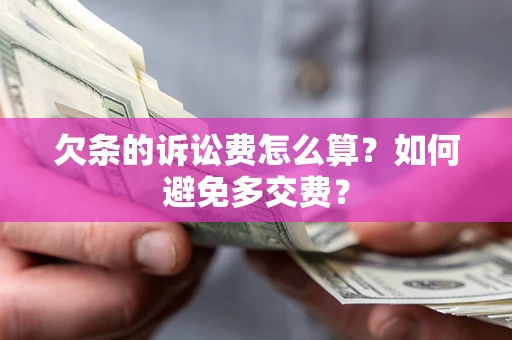 北京欠条的诉讼费怎么算？如何避免多交费？