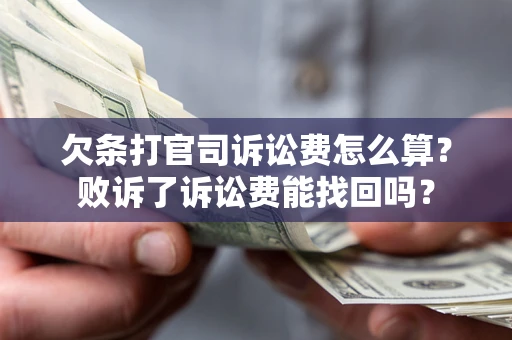 北京欠条打官司诉讼费怎么算？败诉了诉讼费能找回吗？