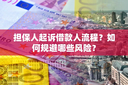 北京担保人起诉借款人流程？如何规避哪些风险？